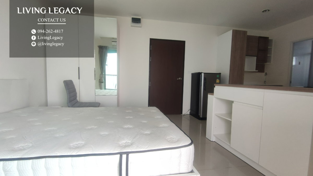 รูป LUUSLCCV เช่าด่วน Asakan Place Srinakarindra 1 นอน 26.3 ตร.ม. ชั้น 33 | ใกล้ Hua Mak 180 ม. | 8,500 บาท/เดือน - รูปที่ 2/9