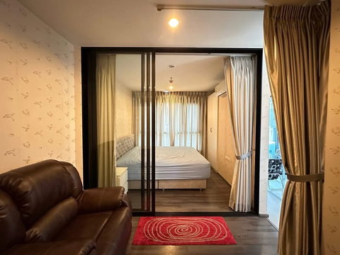 ME2500279 ให้เช่าคอนโด The Base Park East สุขุมวิท 77 ใกล้ BTS อ่อนนุช พร้อมอยู่ เฟอร์ครบ