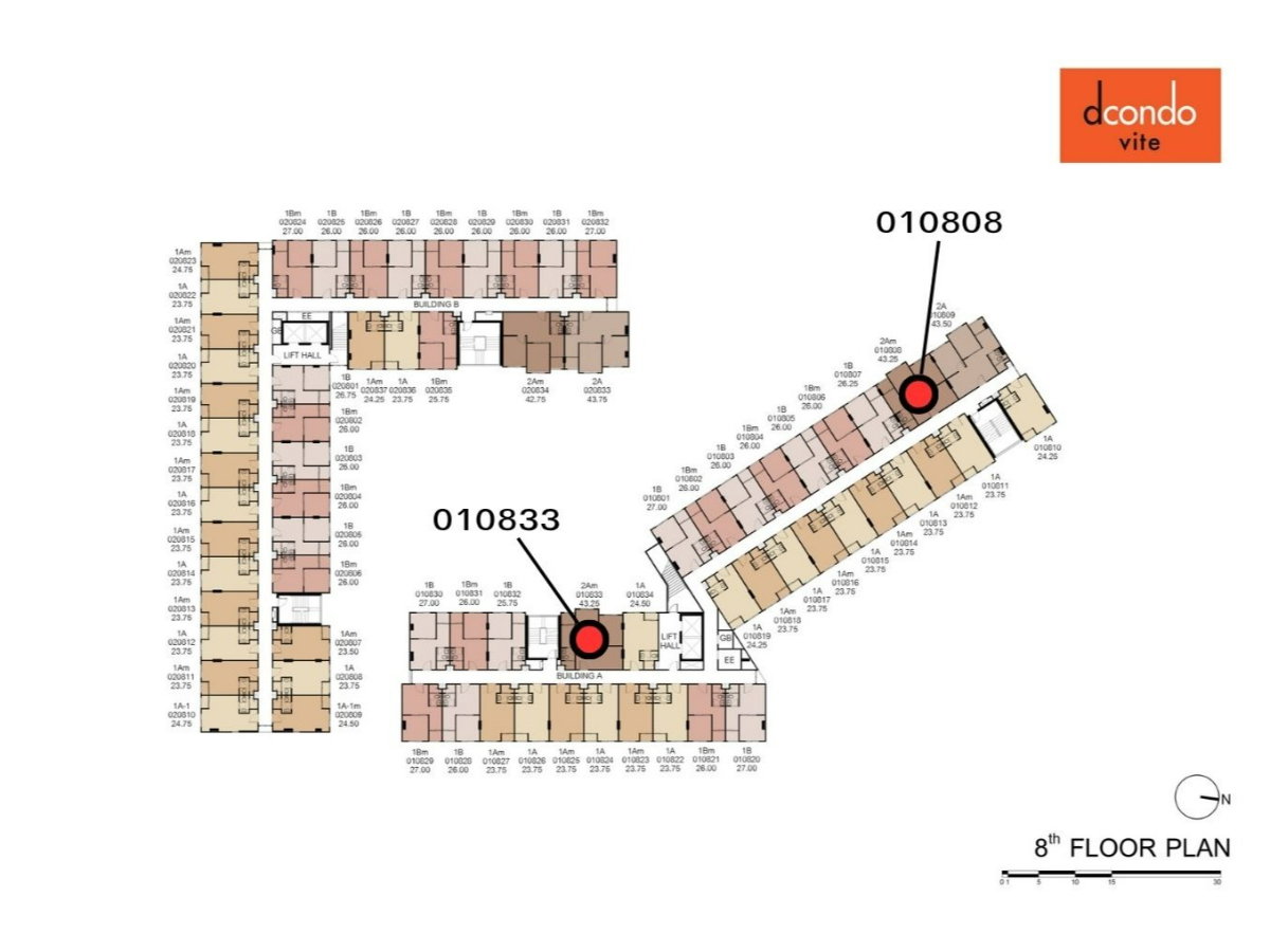 รูป ขาย Dcondo Vite 2ห้องนอน ชั้น 8  - รูปที่ 3/11