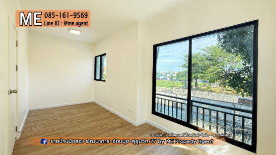 รูป ซื้อด่วน! ทาวน์เฮ้าส์ รีโนเวทใหม่ พฤกษาวิลล์ 57 พัฒนาการ 32 หลังมุม หน้าบ้านไม่ชนกับใคร เดินทางเข้าสุขุมวิทได้ง่าย โทร 064-954-9619 (TB61-27) - รูปที่ 12/22