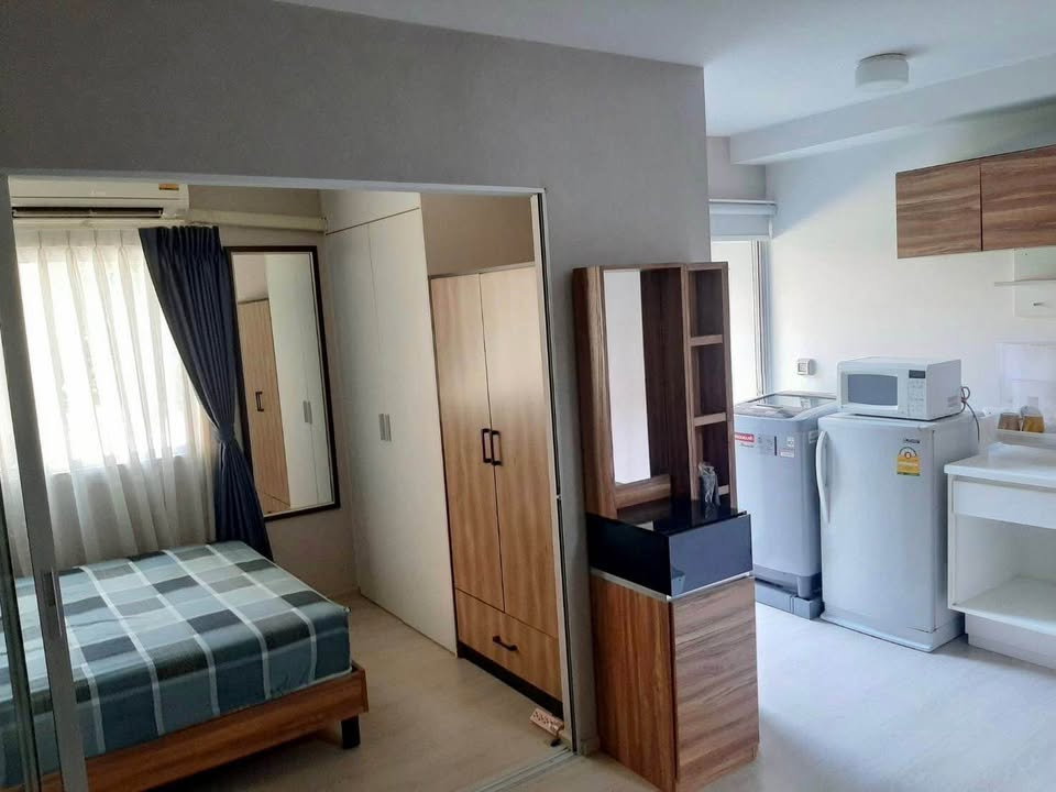 รูป ให้เช่า Plum Condo Park Rangsit เฟส3 ตึก A ชั้น 2 เฟอร์ครบ พร้อมเครื่องซักผ้า - รูปที่ 3/12