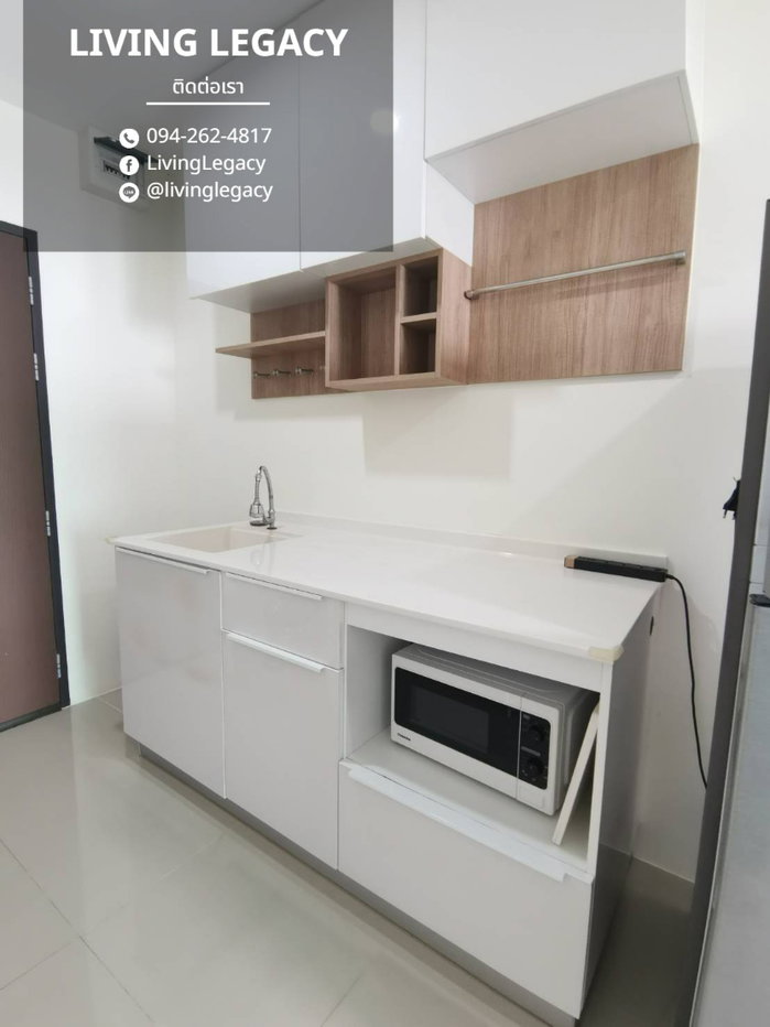 รูป SX5RV6 เช่าด่วน คอนโด Asakan Place Srinakarindra 28 ตร.ม. | ชั้น 17 | 1 นอน 1 น้ำ | 8,500 บาท/เดือน | LINE: @livinglegacy - รูปที่ 3/10