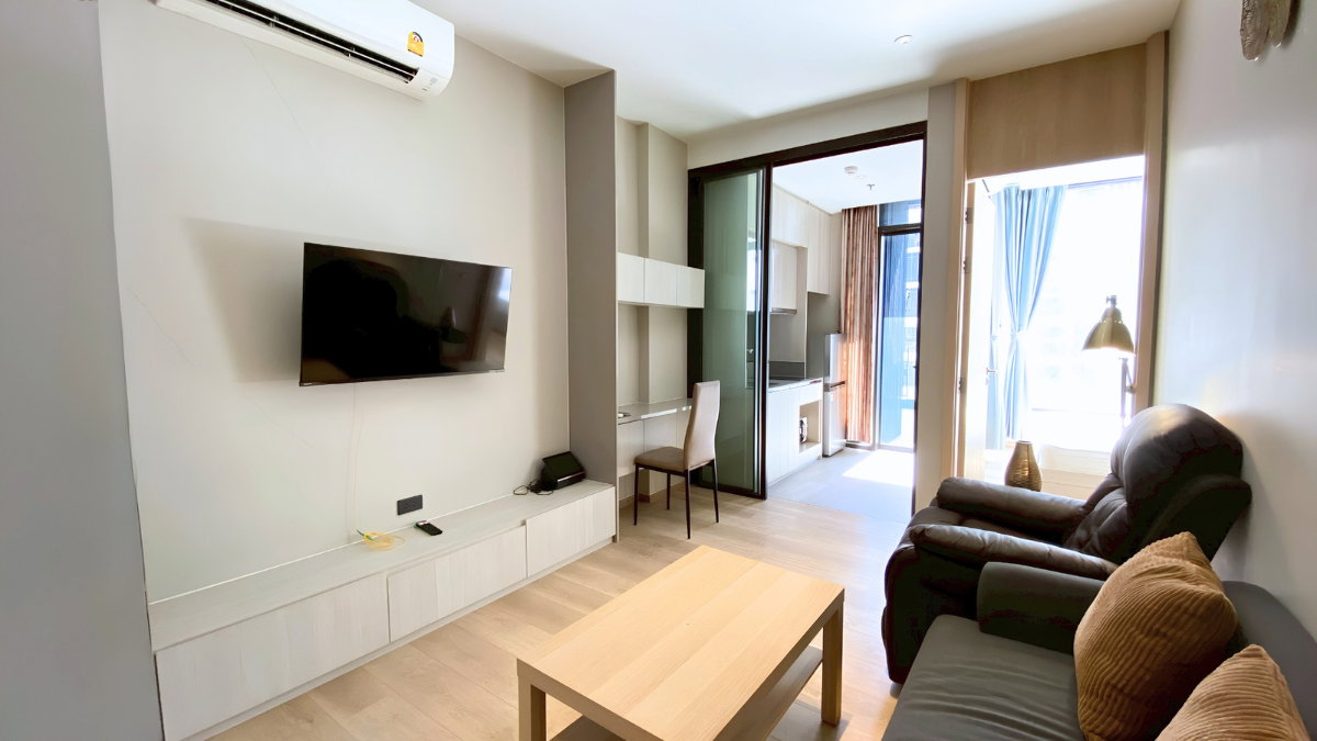 รูป 🔥 The FINE Bangkok Thonglor – Ekkamaiเพียง 25,000 บาท ✨ 1 ห้องนอน 35 ตร.ม. ชั้น 18 วิวเมืองสวย ใกล้ BTS ทองหล่อ–เอกมัย  พร้อมเข้าอยู่ 🏙️ - รูปที่ 3/8