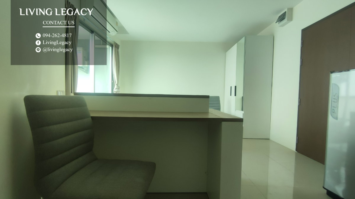 รูป LUUSLCCV เช่าด่วน Asakan Place Srinakarindra 1 นอน 26.3 ตร.ม. ชั้น 33 | ใกล้ Hua Mak 180 ม. | 8,500 บาท/เดือน - รูปที่ 7/9