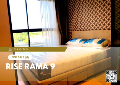 ขายคอนโด : ขายด่วน 🔥 Rise Rama 9 🔥 เฟอร์นิเจอร์ และ เครื่องใช้ไฟฟ้าครบ ใกล้ ARL รามคำแหง