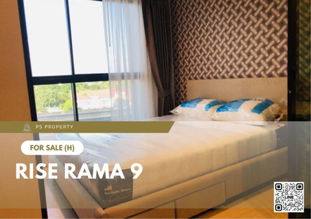 Urgent Sale 🔥 Rise Rama 9 🔥 Fully furnished and equipped with appliances; near ARL Ramkhamhaeng.