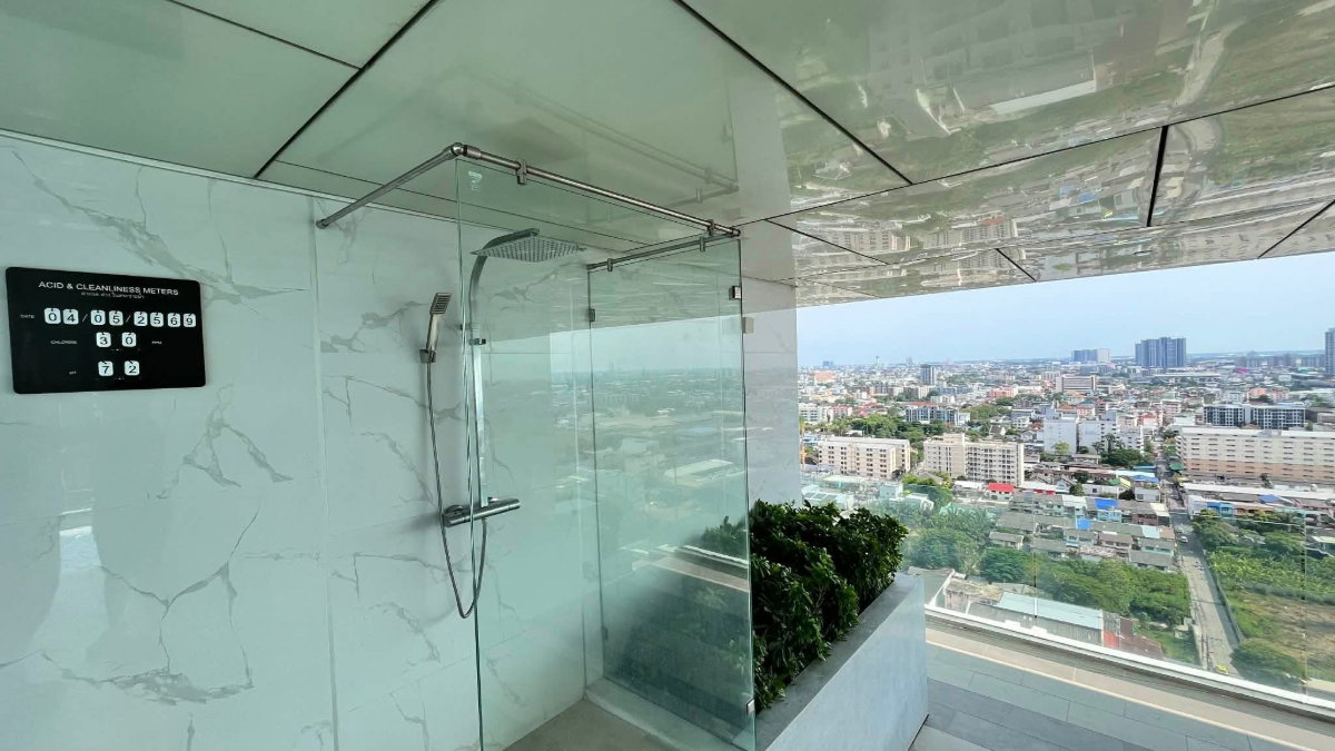 รูป ไนท์บริดจ์ คอลลาจ สุขุมวิท 107 Studio ชั้น 8 ขนาด 24 ตร.ม. เช่า 10,000 บาท/เดือน พร้อมเข้าอยู่ - รูปที่ 6/7