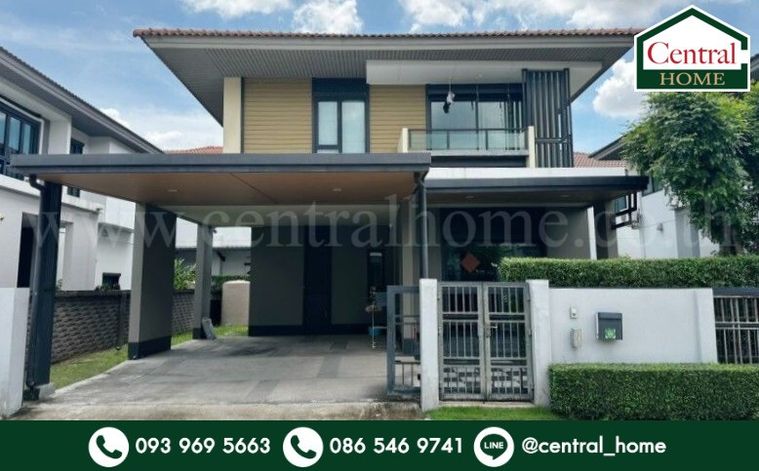 บ้านเดี่ยว เศรษฐสิริ วงแหวน - ลำลูกกา สไตล์โมเดิร์น พร้อมอยู่