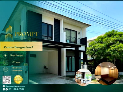 เช่าบ้านเดี่ยว นิคมบางปู : CD03377 - Centro Bangna km.7 : MegaBangna