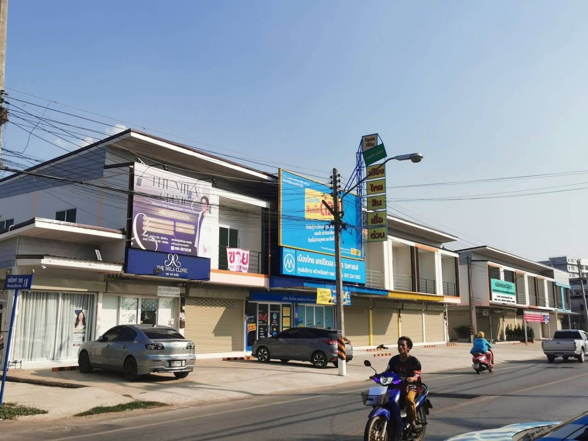 รูป ขายด่วน อาคารพาณิชย์2ชั้นใหม่เอี่ยม ทำเลทองระดับ AAA หน้ารพ.แพร่ - รูปที่ 1/6