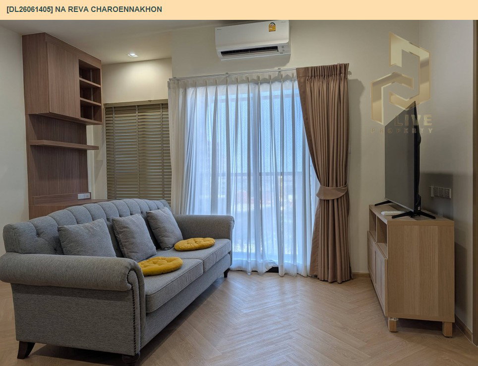 รูป DL26061405 ขายคอนโด ณ รีวา เจริญนคร (Na Reva Charoennakhon) ใกล้ - พร้อมเข้าอยู่ โทรด่วน 0653619502 LineID @952jdxxk - รูปที่ 2/8