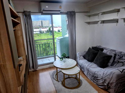 คอนโดให้เช่า : *AP213* 🔥ด่วน ห้องสวย ราคาดี! Lumpini Ville Ramkhamhaeng 26 l ห้องใหญ่ 40 ตร.ม. เพียง 10,500.-/เดือน | ใกล้รถไฟฟ้าสายสีเหลือง | พร้อมอยู่