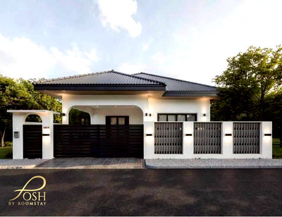 Houses for sale Phuket : Newly Renovated Single House Garden Place, Thalang Just 10 minutes from Phuket International Airport