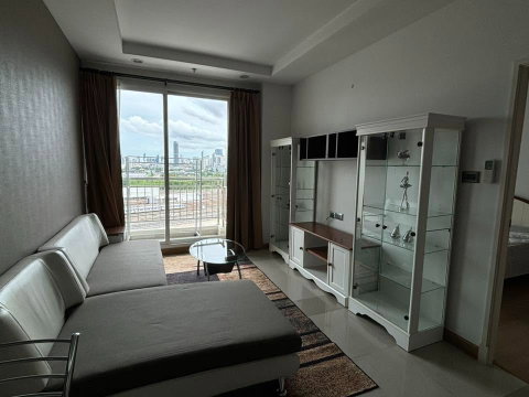 R757/[For Rent] Supalai Wellington 1 | Spacious 1BR, 47 sq.m., 14th Floor (Tower 8), Near MRT Cultural Center