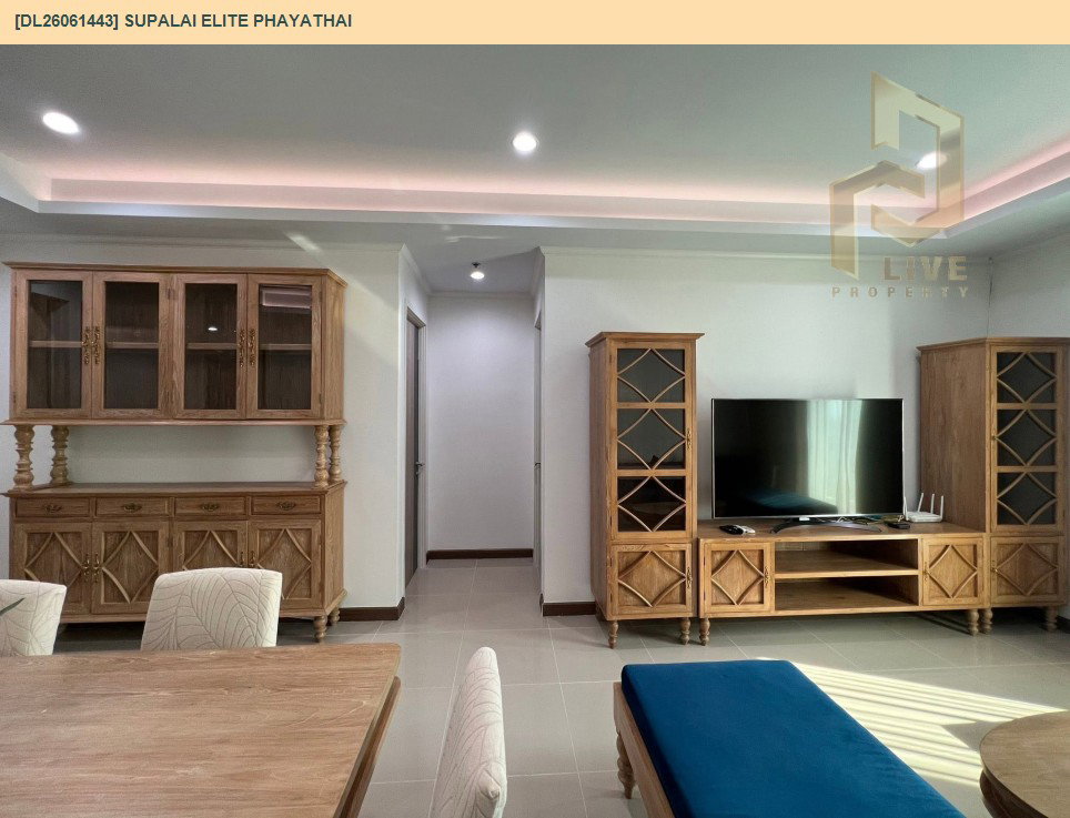 รูป DL26061443 ให้เช่าคอนโด ศุภาลัย เอลีท พญาไท (Supalai Elite Phayathai) ใกล้ BTS พญาไท พร้อมเข้าอยู่ โทรด่วน 0638692663 LineID @952jdxxk - รูปที่ 5/9
