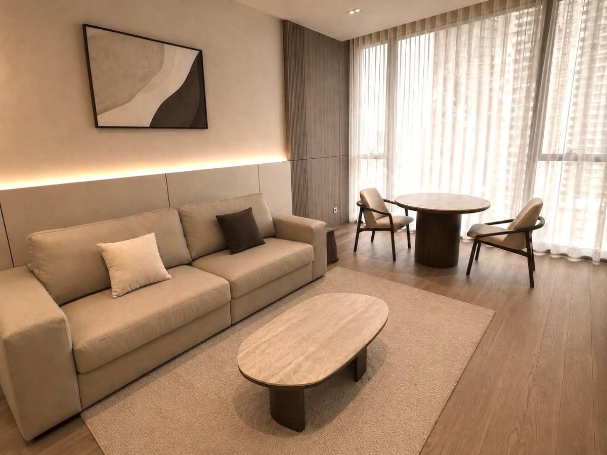 รูป 💥CP-11279💥ว่าง ให้ เช่า เดอะ สแตรนด์ ทองหล่อ👉แอดไลน์ @luxeliving  - รูปที่ 2/5