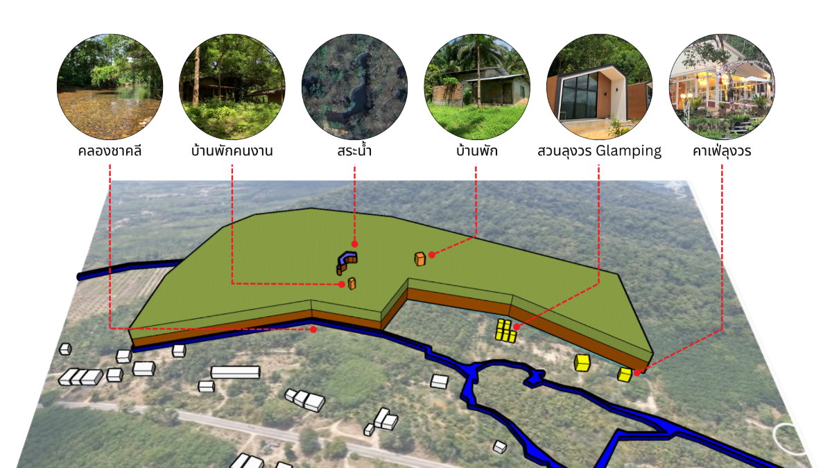 picture Large Land Plot for Sale with Palm & Rubber Plantations – Surrounded by a Natural Creek in Kapoe, Ranong - 2/10