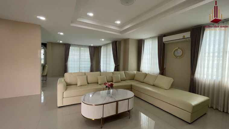 5-bed house for rent, 320 sqm, 400 sq wah, Baan Suan Neramit Watcharaphon - Permsin