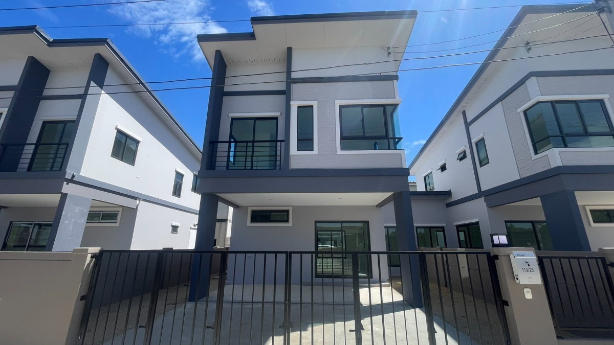 รูป (Owner Post) บ้านแฝดโซนใหม่หลังใหญ่ ติดถนนใหญ่เศรษฐกิจ ใกล้เซ็นทรัลมหาชัย - รูปที่ 1/10