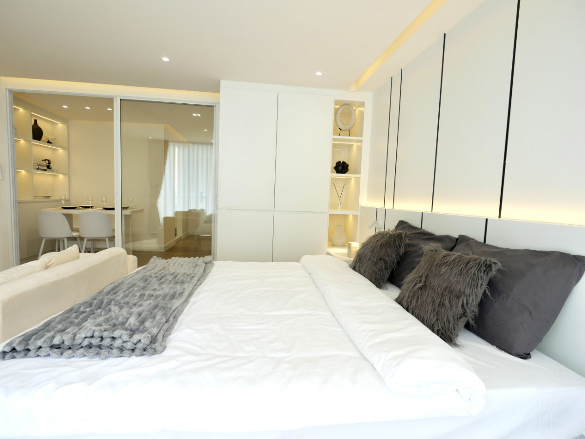 รูป ขายคอนโด JC Hill เจ็ดยอด ห้องรีโนเวทใหม่ ใกล้ มช. ขนาดใหญ่ 42 ตร.ม. พร้อม Built-in Premium และเครื่องใช้ไฟฟ้าใหม่ทั้งชุด ทำเลศักยภาพ SS-143 - รูปที่ 2/16