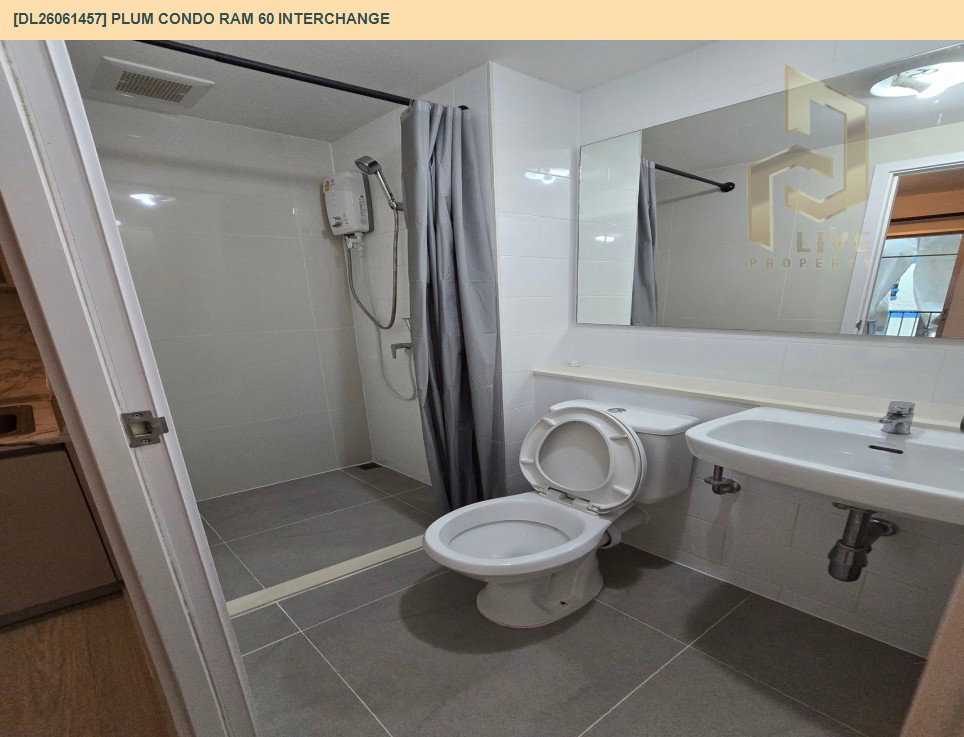รูป DL26061457 ให้เช่าคอนโด พลัม คอนโด ราม 60 อินเตอร์เชนจ์ (Plum Condo Ram 60 Interchange ) ใกล้ MRT ลำสาลี พร้อมเข้าอยู่ โทรด่วน 0638692663 LineID @952jdxxk - รูปที่ 6/6