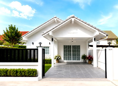 บ้านเดี่ยว หนองปรือ ชลบุรี : ขายบ้านเดี่ยวสไตล์โมเดิร์น โซนพัทยาตะวันออก พร้อมอยู่