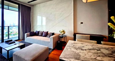 คอนโดให้เช่า : ให้เช่า Banyan Tree Residences Riverside ชั้นสูง วิวแม่น้ำ เฟอร์ครบ (CD028)
