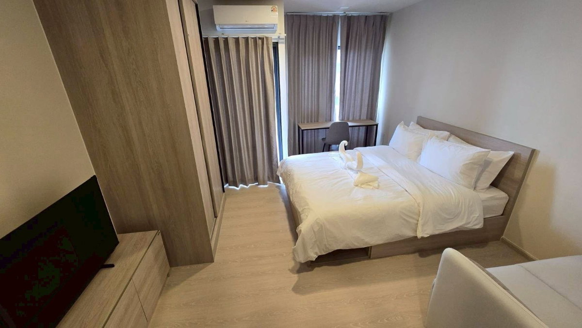 รูป R766/[ให้เช่า] โฟล บาย แสนสิริ (FLO by Sansiri) | 1 นอน 24 ตร.ม. ชั้น 16 วิวเมืองโล่งสวย แต่งมินิมอลโทนอุ่น เฟอร์ครบพร้อมอยู่ เพียง 13,500 บ./เดือน - รูปที่ 1/5