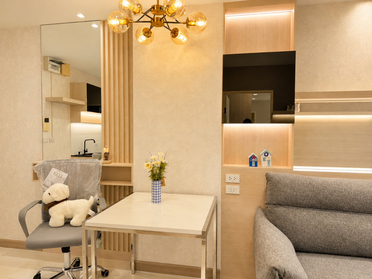 รูป 📣 Airlink Residence คอนโดรีโนเวทใหม่ พร้อมอยู่ | ลาดกระบัง ใกล้สนามบิน ✈️  💰 ราคาขายเพียง 1.69 ล้านบาท - รูปที่ 2/8