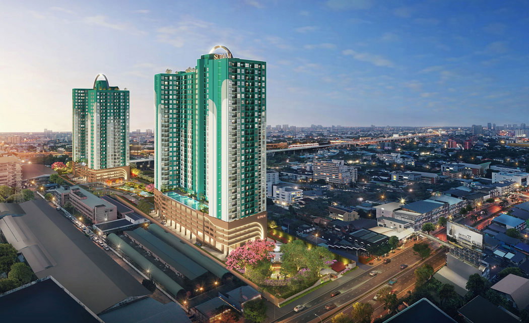 รูป Call : 061-227-7792 (เจ้าของขายเอง) ขายดาวน์คอนโด SUPALAI PARC Ekkamai-Pattanakarn ตึก A ชั้น 12 วิวสระว่ายน้ำ Rare Item Room - รูปที่ 4/13