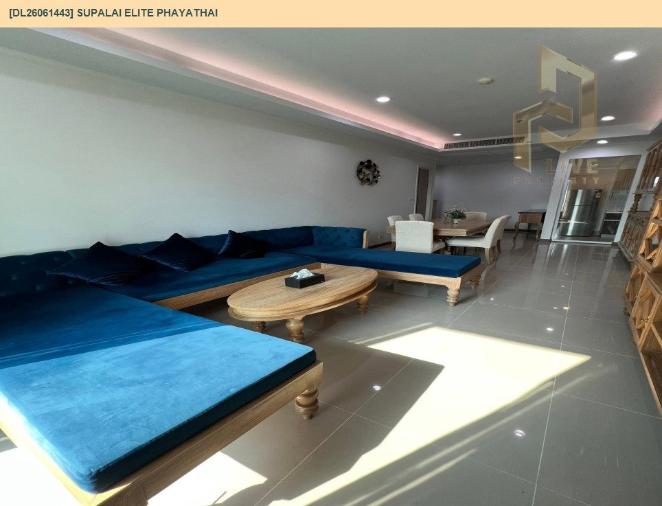 รูป DL26061443 ให้เช่าคอนโด ศุภาลัย เอลีท พญาไท (Supalai Elite Phayathai) ใกล้ BTS พญาไท พร้อมเข้าอยู่ โทรด่วน 0638692663 LineID @952jdxxk - รูปที่ 4/9