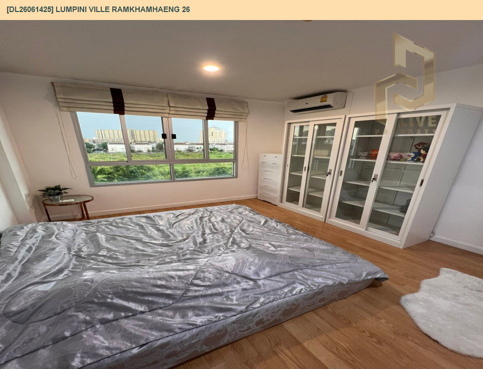 รูป DL26061425 ให้เช่าคอนโด ลุมพินี วิลล์ รามคำแหง 26 (Lumpini Ville Ramkhamhaeng 26) ใกล้ ARL หัวหมาก พร้อมเข้าอยู่ โทรด่วน 0638692663 LineID @952jdxxk - รูปที่ 2/9