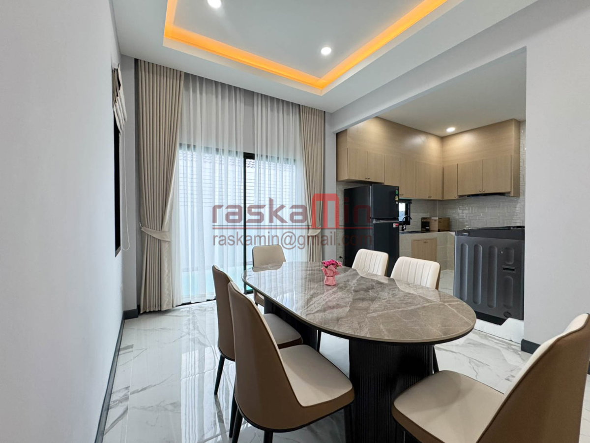 รูป 🏡 บ้านพูลวิลล่าใหม่ให้เช่า พร้อมสระว่ายน้ำ 3 ห้องนอน | พัทยา | 47,000 บาท/เดือน - รูปที่ 11/23