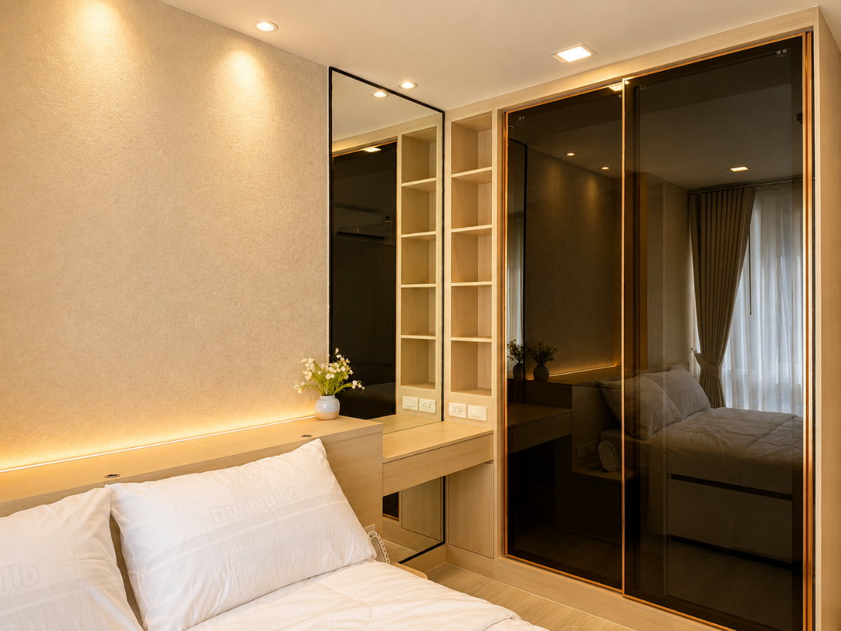 รูป 📣 Airlink Residence คอนโดรีโนเวทใหม่ พร้อมอยู่ | ลาดกระบัง ใกล้สนามบิน ✈️  💰 ราคาขายเพียง 1.69 ล้านบาท - รูปที่ 3/8