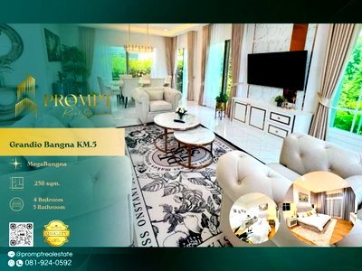 Houses for rent : GH01353 - Grandio Bangna KM.5 : MegaBangna