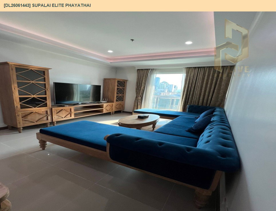 รูป DL26061443 ให้เช่าคอนโด ศุภาลัย เอลีท พญาไท (Supalai Elite Phayathai) ใกล้ BTS พญาไท พร้อมเข้าอยู่ โทรด่วน 0638692663 LineID @952jdxxk - รูปที่ 3/9
