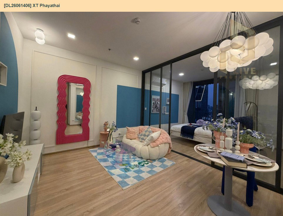 รูป DL26061406 ให้เช่าคอนโด เอ็กซ์ที พญาไท (XT PHAYATHAI) ใกล้ BTS พญาไท พร้อมเข้าอยู่ โทรด่วน 0614453194 LineID @952jdxxk - รูปที่ 3/13