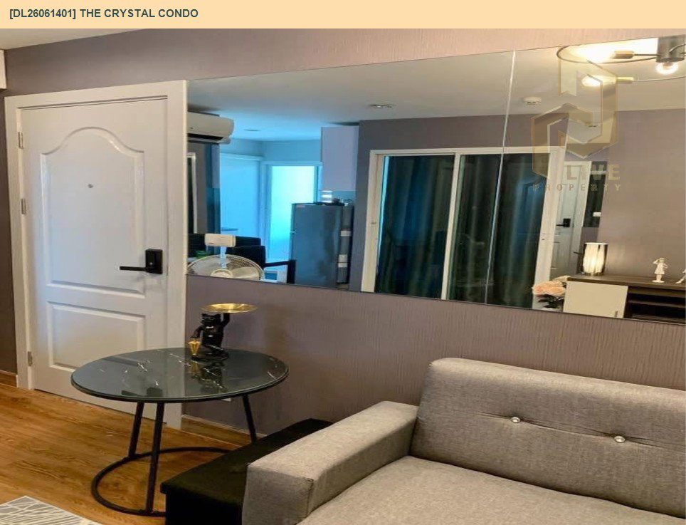 รูป DL26061401 ให้เช่าคอนโด เดอะ คริสตัล คอนโด (The Crystal Condo) ใกล้ - พร้อมเข้าอยู่ โทรด่วน 0653619502 LineID @952jdxxk - รูปที่ 4/11
