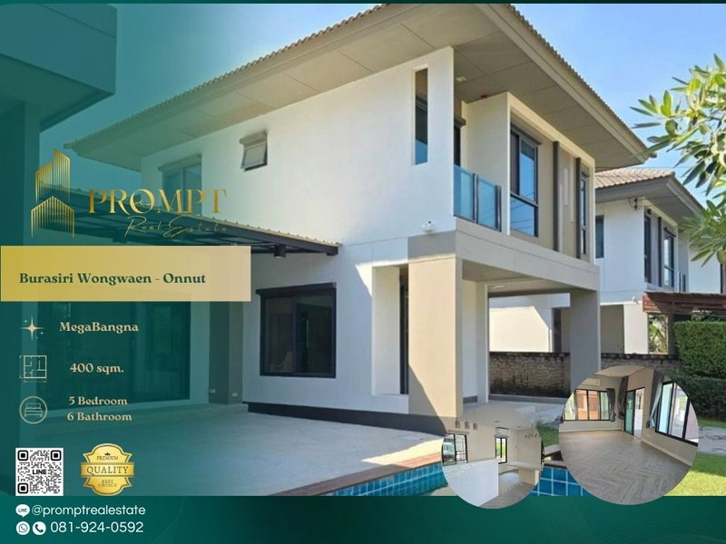 Houses for rent : AB06017 - Burasiri Wongwaen - Onnut : Megabangna