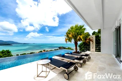 Houses for sale Ko Samui Surat Thani : Amazing 4 Bedroom Seaview Villa for Sale in Unique Residence 6503061