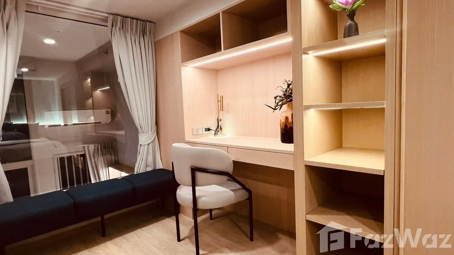 รูป คอนโดให้เช่า 1 ห้องนอน ในโครงการ คัลเจอร์ จุฬา 6503727 - รูปที่ 8/14