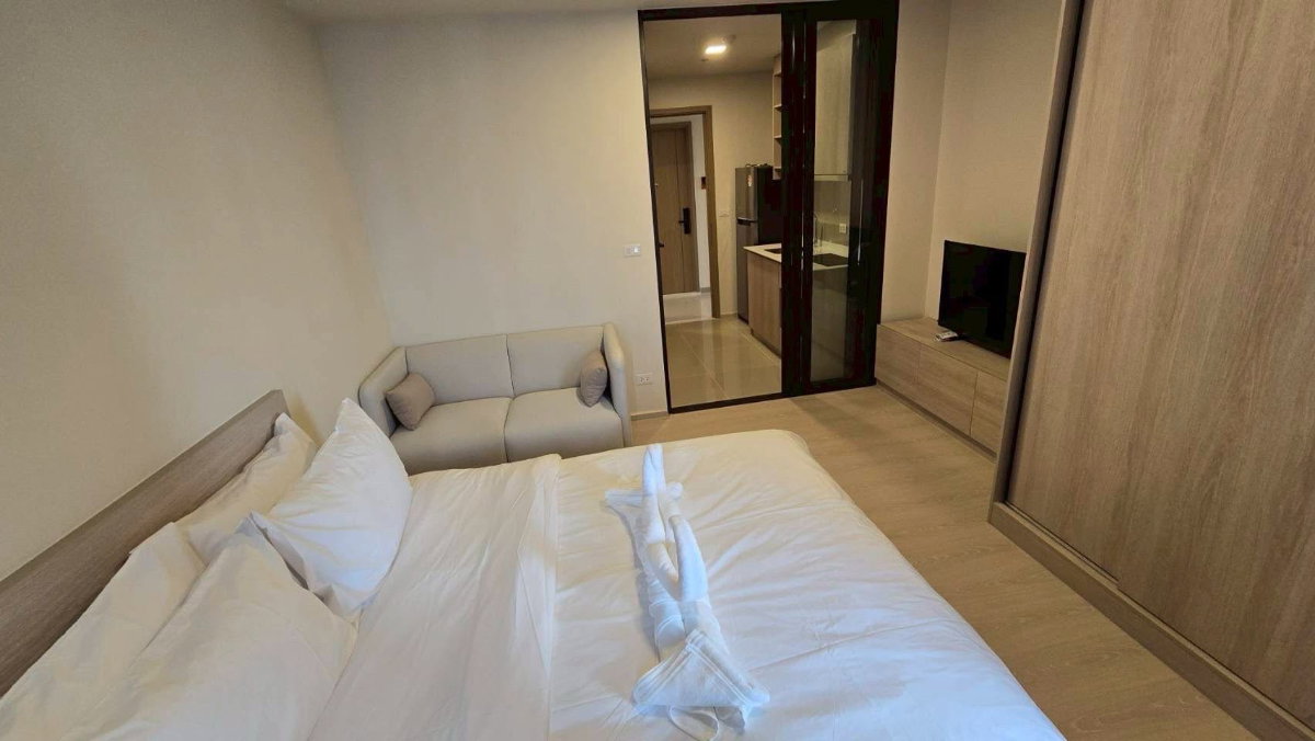 รูป R766/[ให้เช่า] โฟล บาย แสนสิริ (FLO by Sansiri) | 1 นอน 24 ตร.ม. ชั้น 16 วิวเมืองโล่งสวย แต่งมินิมอลโทนอุ่น เฟอร์ครบพร้อมอยู่ เพียง 13,500 บ./เดือน - รูปที่ 4/5