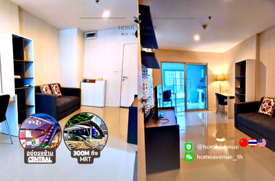 คอนโดให้เช่า : อัปเดต ก.ค. 🔥 ห้องสุดท้าย✨ 2Beds 🚇 ใกล้MRT พระราม9 💥📲 Line: @homeavenue ⭐HA-3678