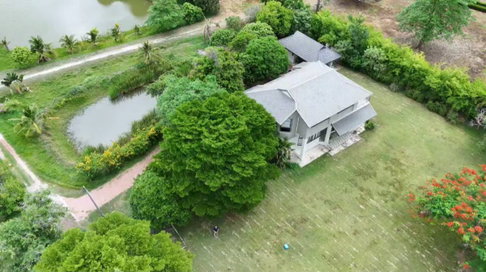 Riverside Land for Sale on the Bang Pakong River with Private Residence & Private Lake  Bang Khla, Chachoengsao  Land Area: 10 Rai 1 Ngan 67 Sq. Wah