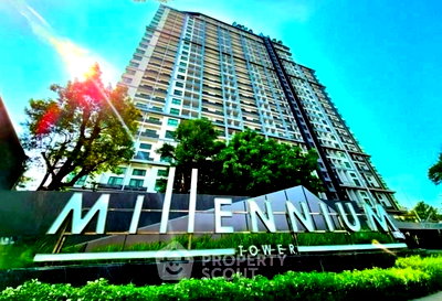 Condos for rent Tesco Lotus South Pattaya : 2-BR High-Floor 60 Sqm Arcadia Millennium Tower Near Pattaya South (ID 3043410)