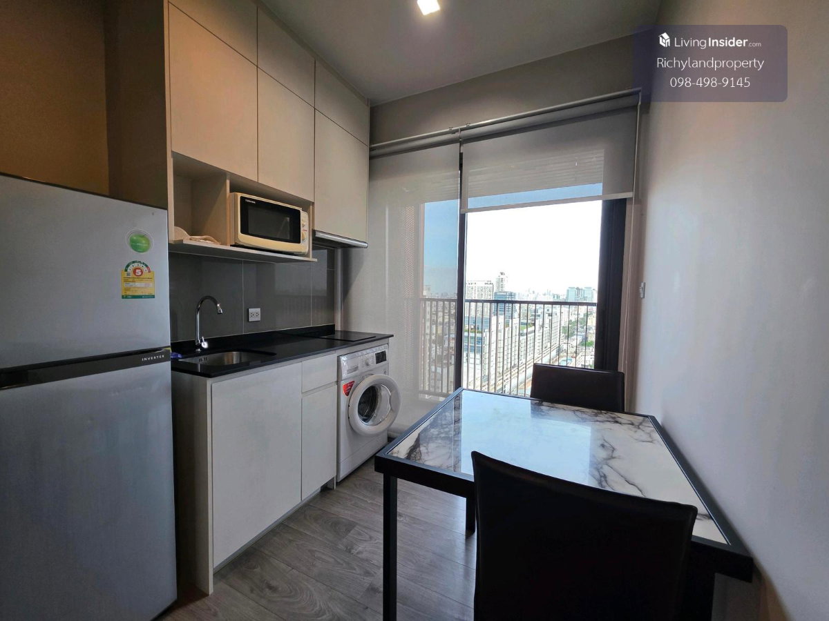 รูป ให้เช่า Whizdom Avenue รัชดา - ลาดพร้าว ห้องเพิ่งทำใหม่ปิ๊ง ขนาด 32 ตร.ม 1 ห้องนอน ติด MRT ลาดพร้าว - รูปที่ 4/15