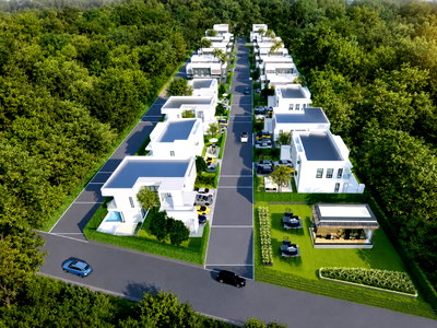 Land for sale Pran Buri Prachaubkirikhan : Project Takeover Opportunity – NOVA Luxury Pool Villa, Pran Buri Entire Project for Sale Land Area: 8 Rai 172 Square Wah