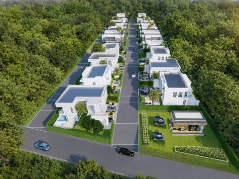 Project Takeover Opportunity – NOVA Luxury Pool Villa, Pran Buri Entire Project for Sale Land Area: 8 Rai 172 Square Wah