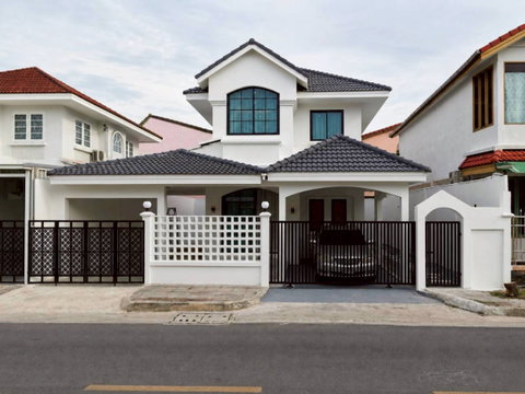 ❄ บ้านเดี่ยว​ที่จอดรถเยอะ​ ใกล้BTSสะพาน​ใหม่​❄ ✅ม.ชลลดา​ สายไหม​-วัดเกาะ✅