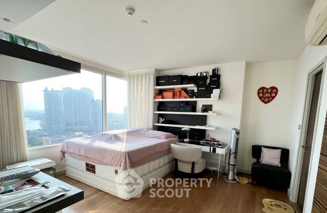 picture Pet-Friendly 2-BR Condo, Watermark Chaophraya, 19th-Floor near BTS Krung Thon Buri (ID 3041395) - 5/7